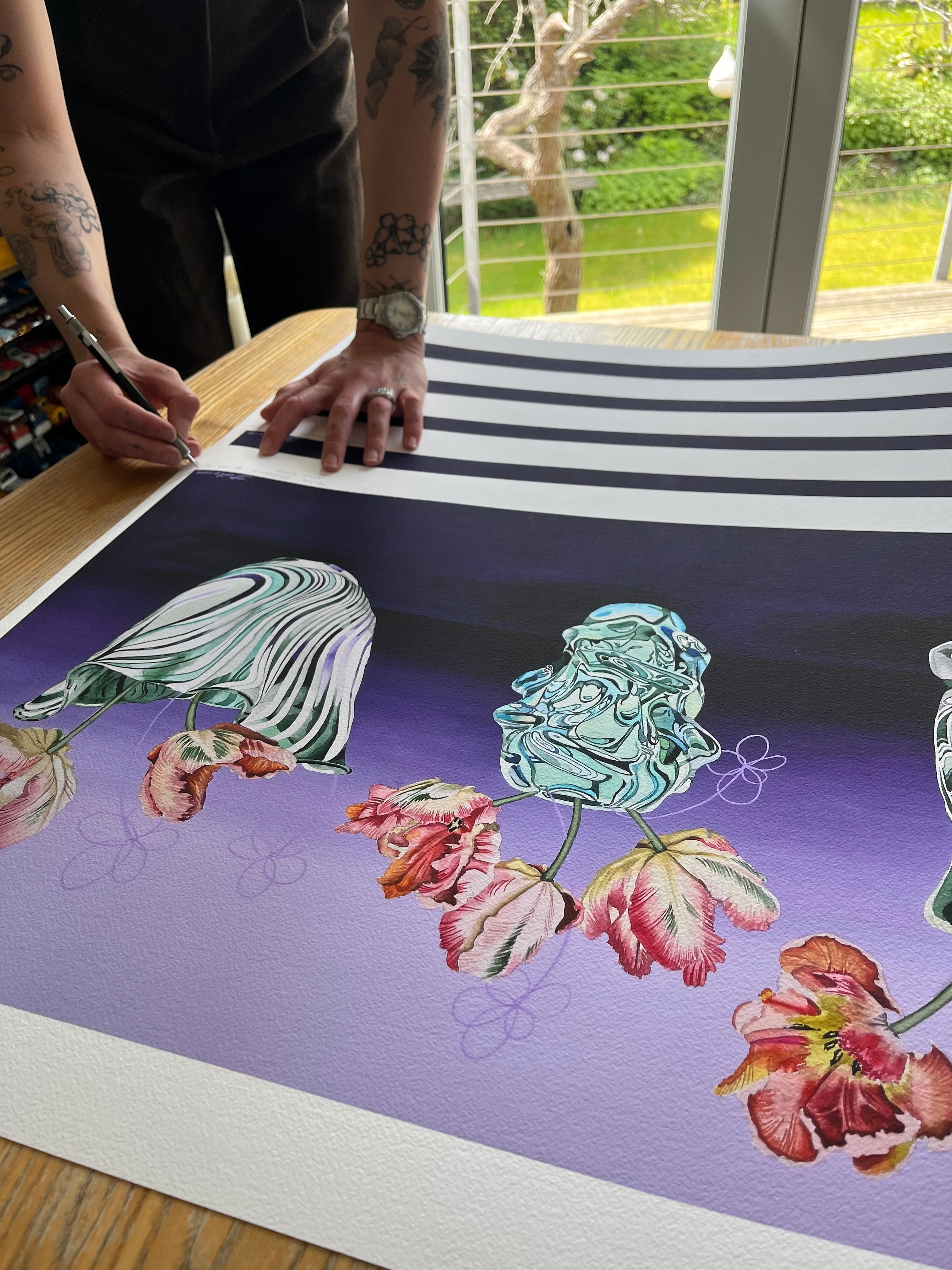 Kunst print af værket nr. 09