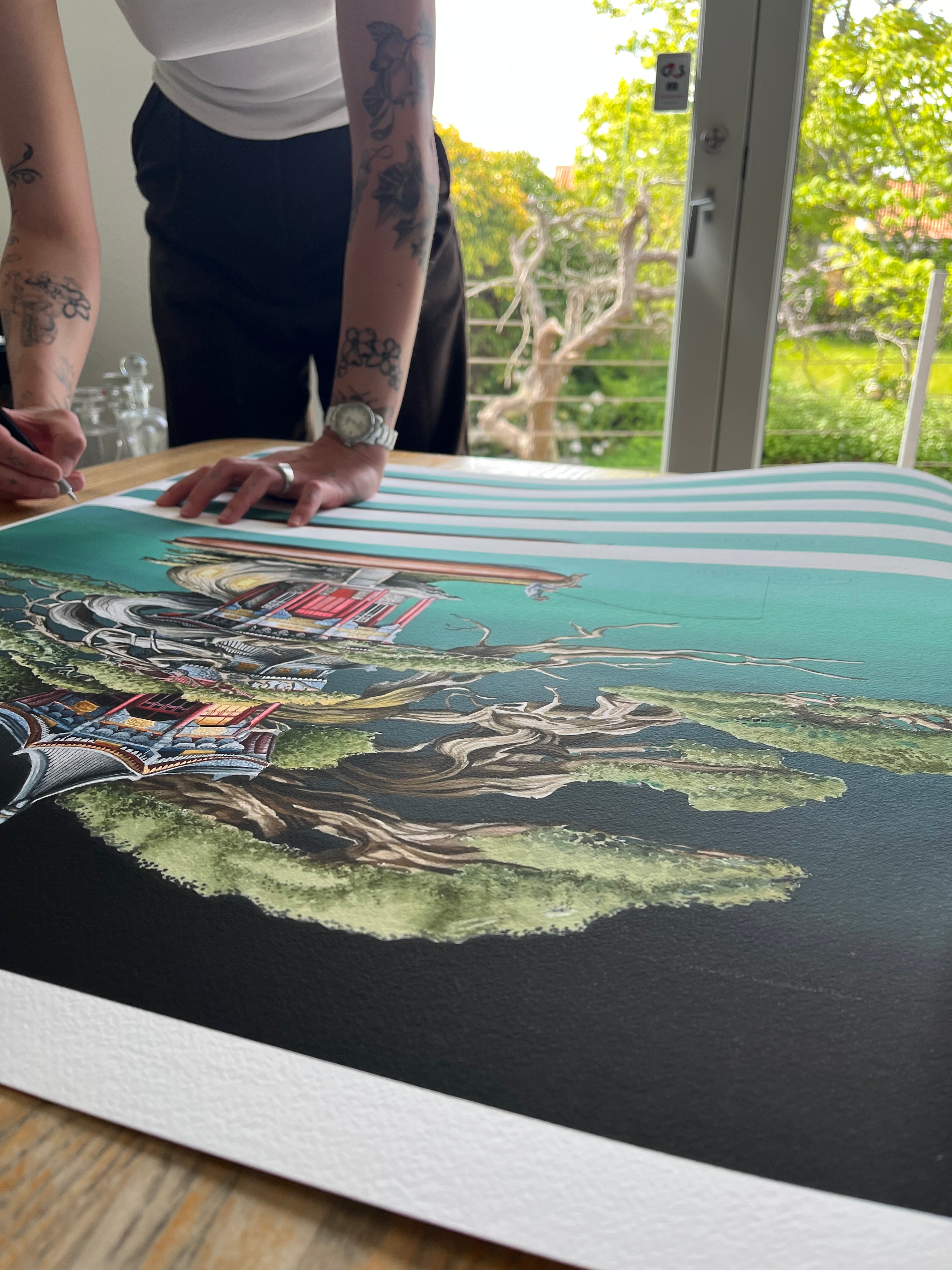 Kunst print af værket nr. 08